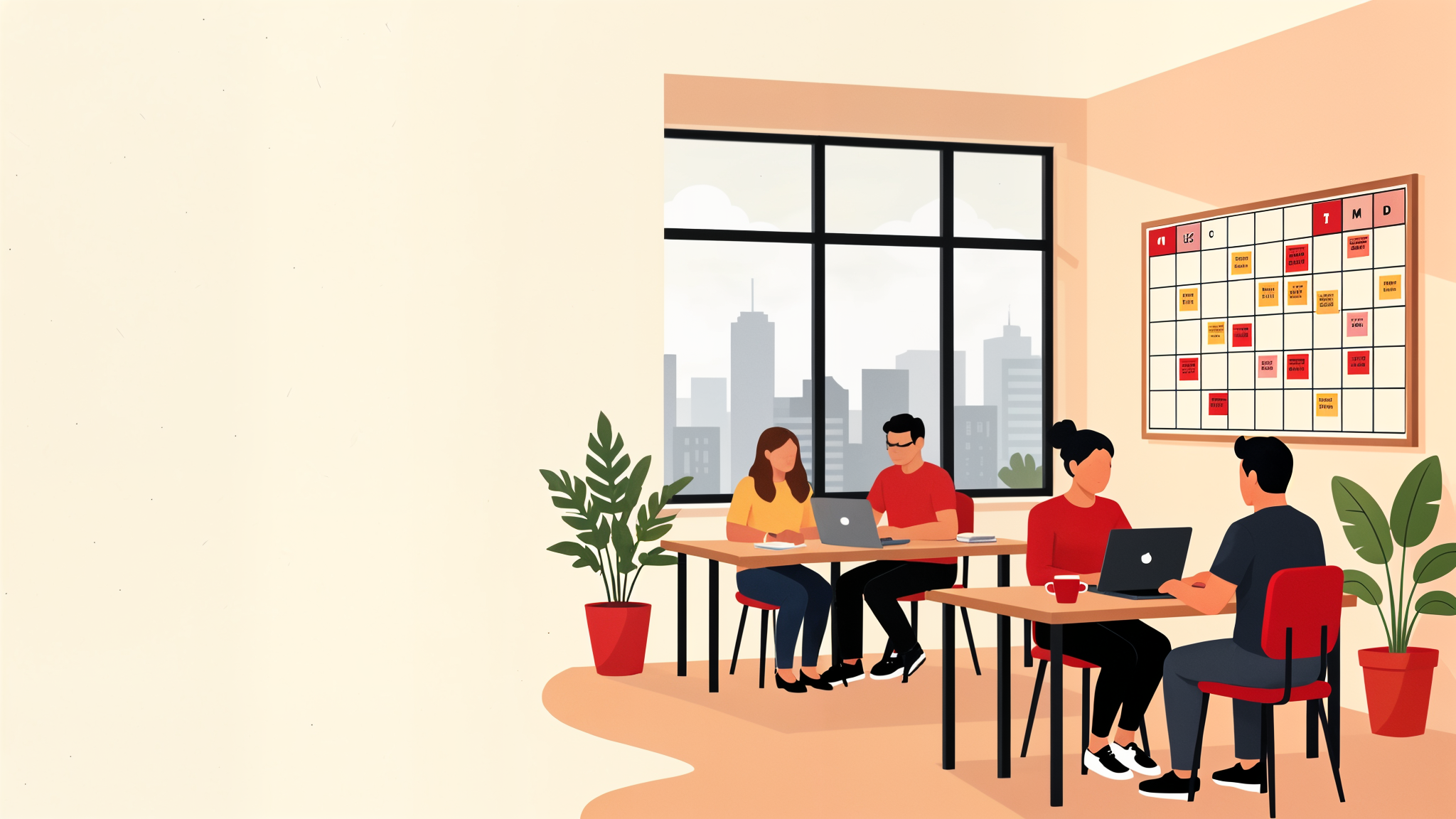 MAXIMUM coworking — illustration